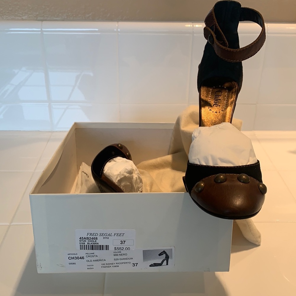 Super trendy studded Chloe shoes